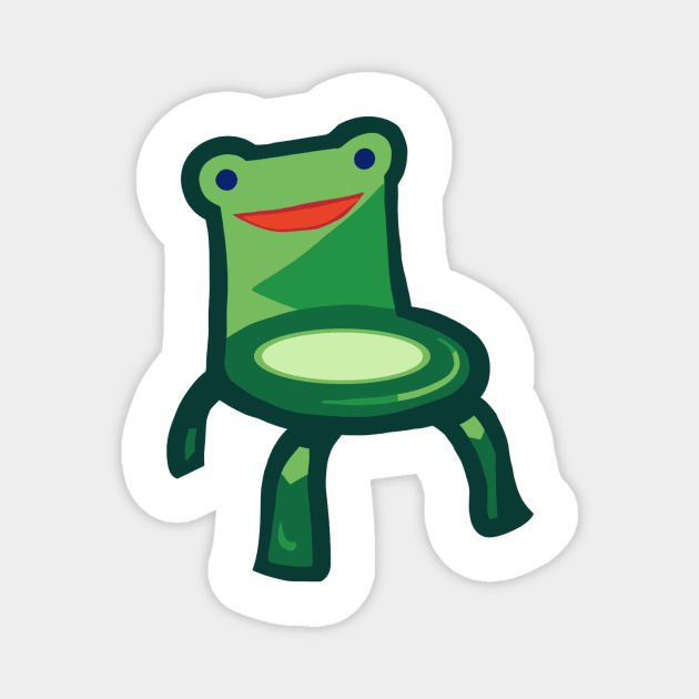 Froggy Chair Magnet by RileySessions