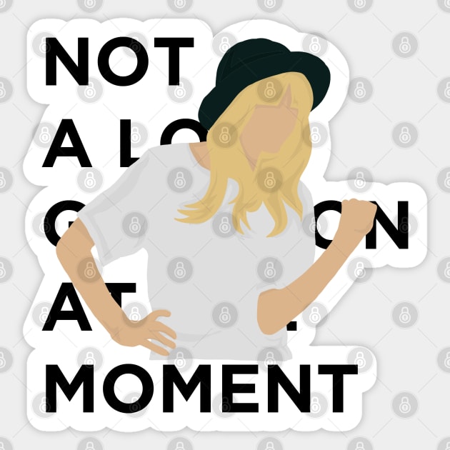 Not a Lot Going On at the Moment Sticker (Taylor Swift) – Maple