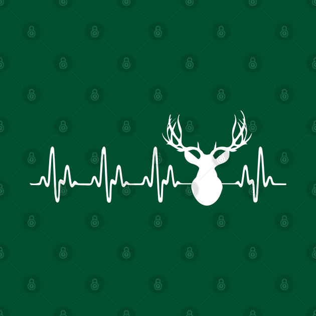 Heartbeat Deer Hunting T-shirt by jMvillszz