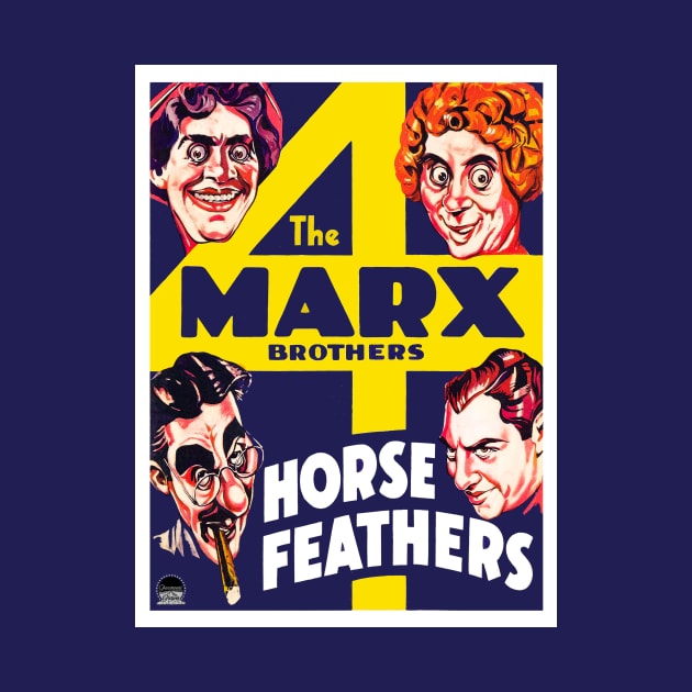 Horse Feathers - The Marx Bros. by RockettGraph1cs