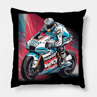 Motorcycle Racing Pillow