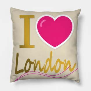 I Love London Pillow