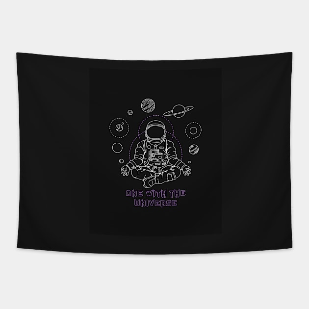 One with the Universe - Best Selling Tapestry by bayamba