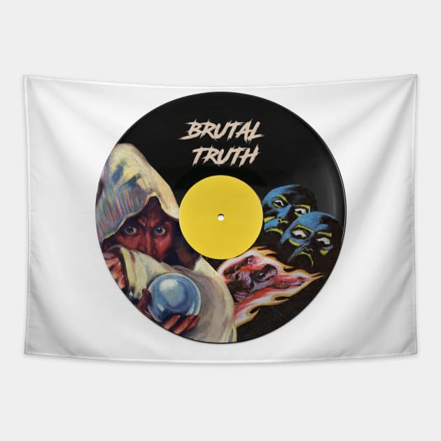 Brutal Truth Vynil Pulp Tapestry by terilittleberids