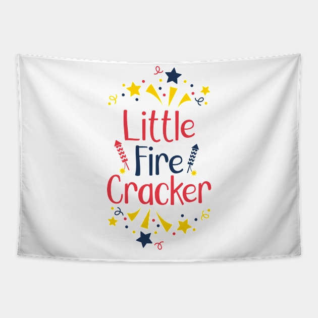 Little fire cracker Tapestry by Ombre Dreams