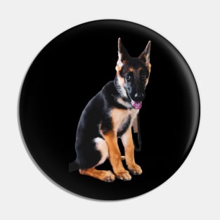 i love German Shepherd Pin