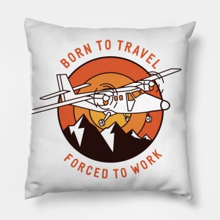 Born To Travel Pillow