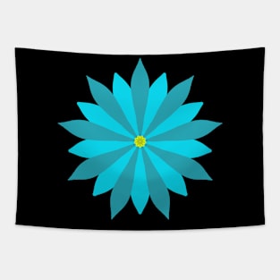 Blue Flower Tapestry