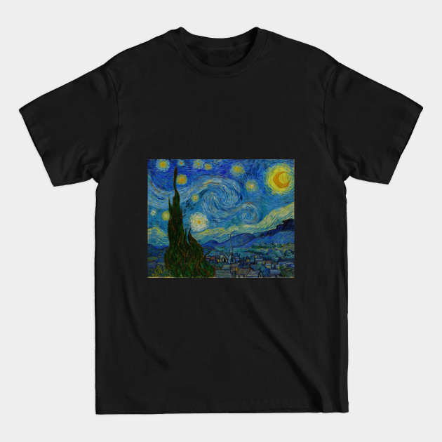 Discover The Starry Night by Vincent van Gogh (1889) - Art - T-Shirt