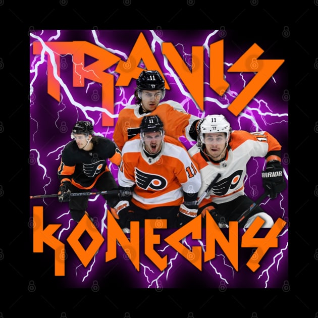 Travis Konecny Heavy Metal by Schuylkill Punch