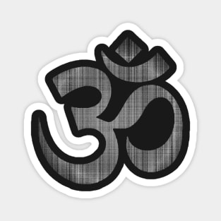 OM: B&W Sketch Magnet