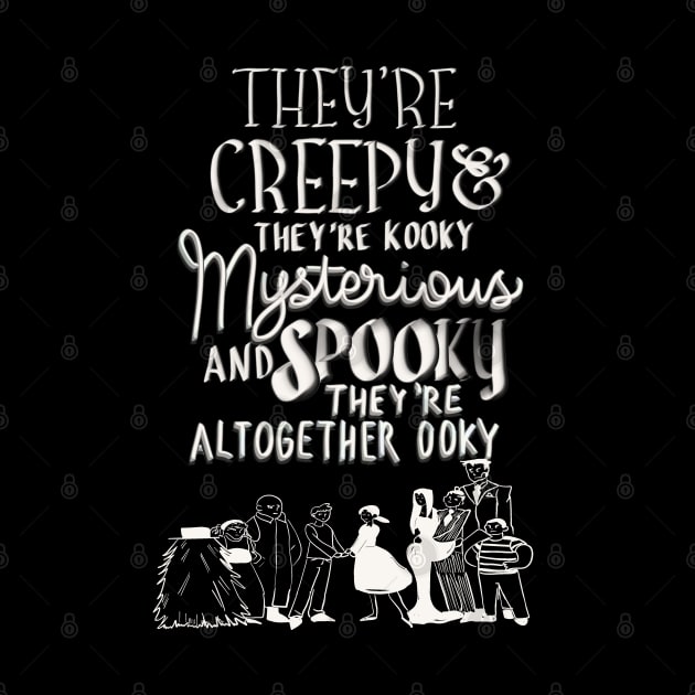 Addams Family Creepy Spooky Halloween by Sheila’s Studio