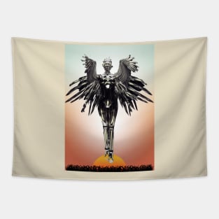 Robot divinity Tapestry