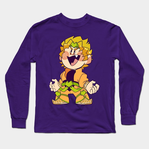 JoJo Part 3 Stardust Crusaders DIO Silhouette Stand Aura Long Sleeve T-Shirt