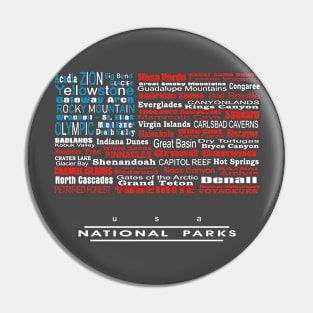 USA National Parks Pin