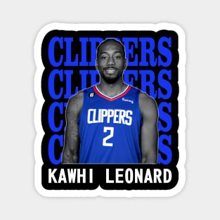 Los Angeles Clippers Kawhi Leonard 2 Magnet