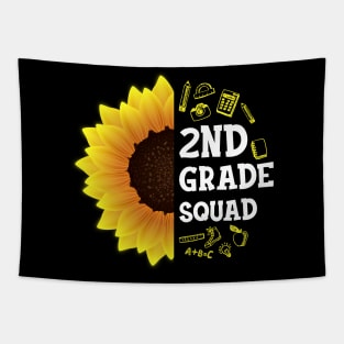 Second Grade Squad Sunflower Students Teachers first day of school Tapestry