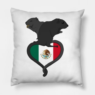Gerbil Mexico (dark) Pillow