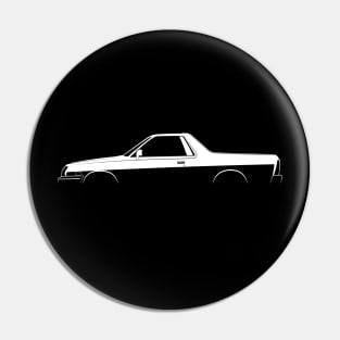 Subaru Brat Silhouette Pin