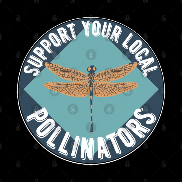 Support Dragonfly Pollinators by Caring is Cool