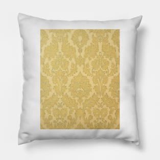 Golden baroque pattern Pillow
