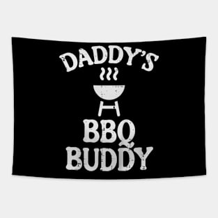 Daddys Bbq Buddy Cute Barbecue Family Match Boys Girls Kids Tapestry