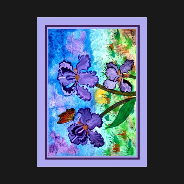 Iris at Sunrise (Lavendar Trim) by ArtByMark1