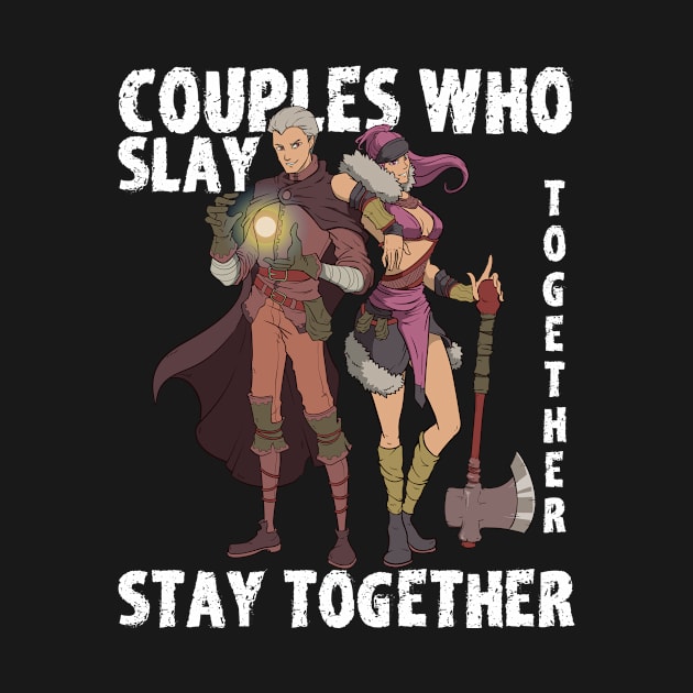 Roleplaying RPG Couple Gift Valentines Day Wizard Barbarian by TellingTales