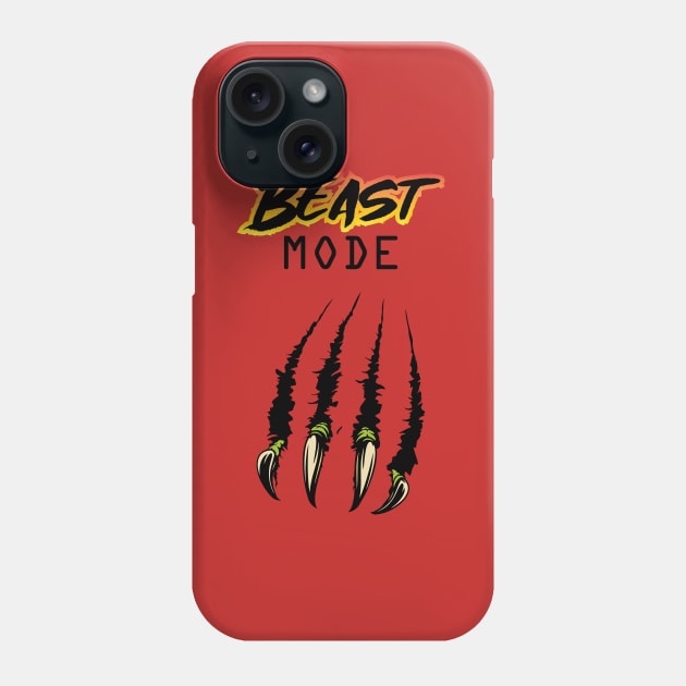 BEAST mode Phone Case by keshanDSTR