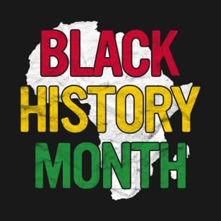 Black History Month Gift Black Pride Proud African American T-Shirt