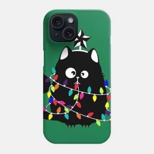 Fancy catsmas Phone Case