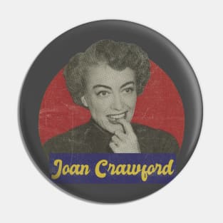 Vintage Joan Crawford portrait Pin