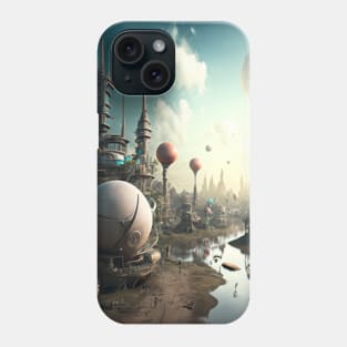 Future fantasy world in the year 2185 Phone Case