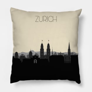 Zurich Skyline Pillow