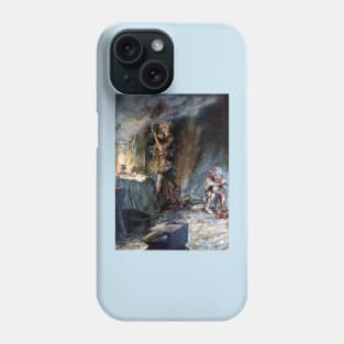 The Forging of Niblung - Siegfried and the Twilight of the Gods  - Arthur Rackham Phone Case