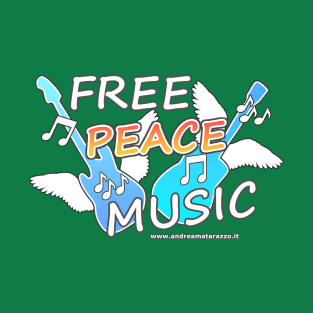 Free Peace Music T-Shirt