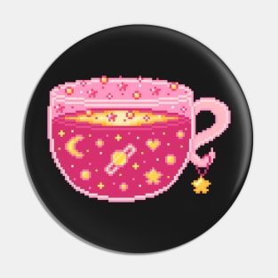 Tea Pixel Art Pin