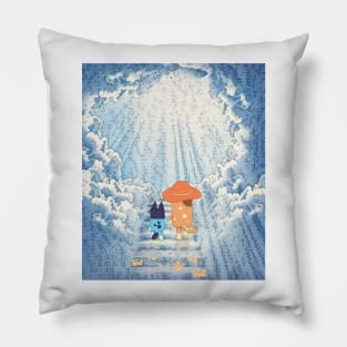 heaven bluey Pillow