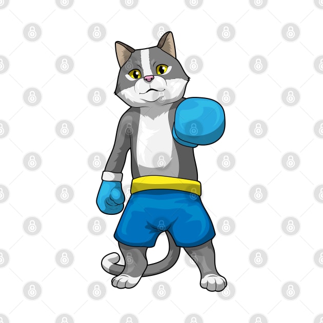 Cat Boxer Boxing gloves Boxing by Markus Schnabel