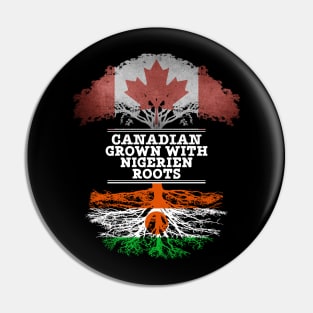 Canadian Grown With Nigerien Roots - Gift for Nigerien With Roots From Niger Pin