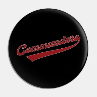 Commanders Pin