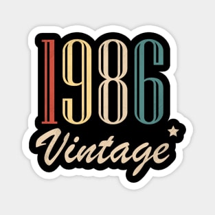 Vintage 1986 Magnet