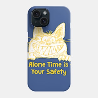 Funny Crazy Cat Humor Phone Case