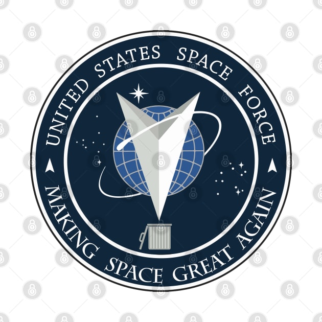 Space Force Funny  Logo Design by PsychoDynamics