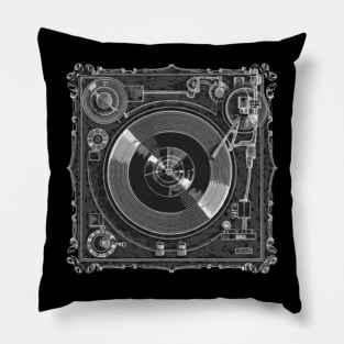 Retro Turntable Pillow