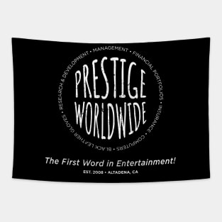 Prestige Worldwide (all-white) Tapestry