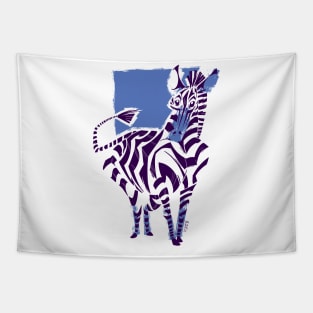 Blue Stripes Tapestry