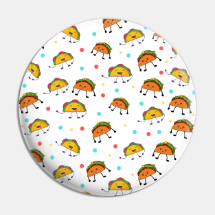 Funny Tacos Face Mask, Tacos Mask, Graphic Print design. Pin