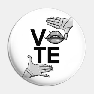 Just Vogue, I Mean Vote! Pin