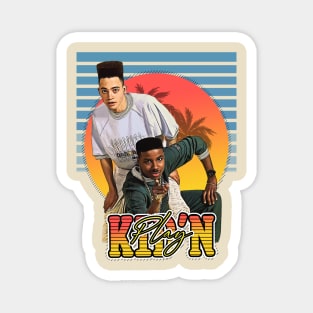 Retro Style FLYER Kid'N Play Hip Hop Magnet